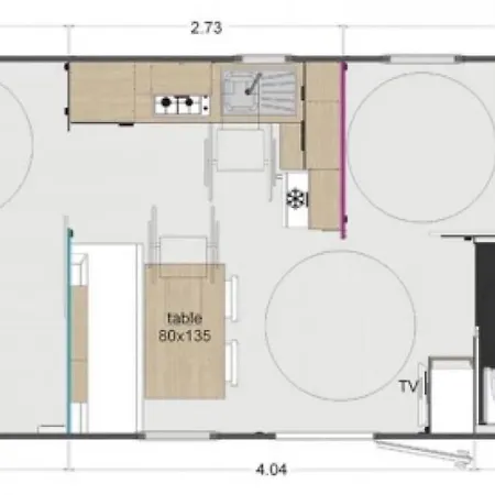 Mobilhome 3 Etoiles - Piscine - Eecc0h Casa vacanze *